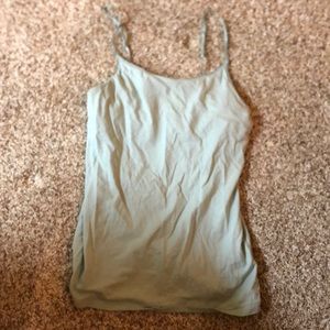 Mint Cami with bra shelf